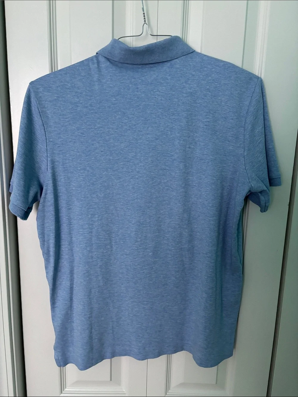 Ralph Lauren Light Blue Polo Shirt with Red Logo